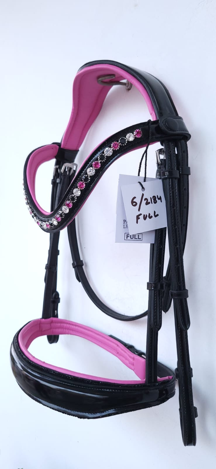 Pretty In Fuchsia Rolled Bridle