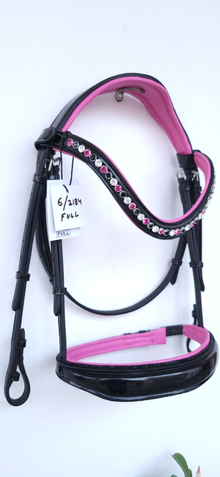 Pretty In Fuchsia Rolled Bridle