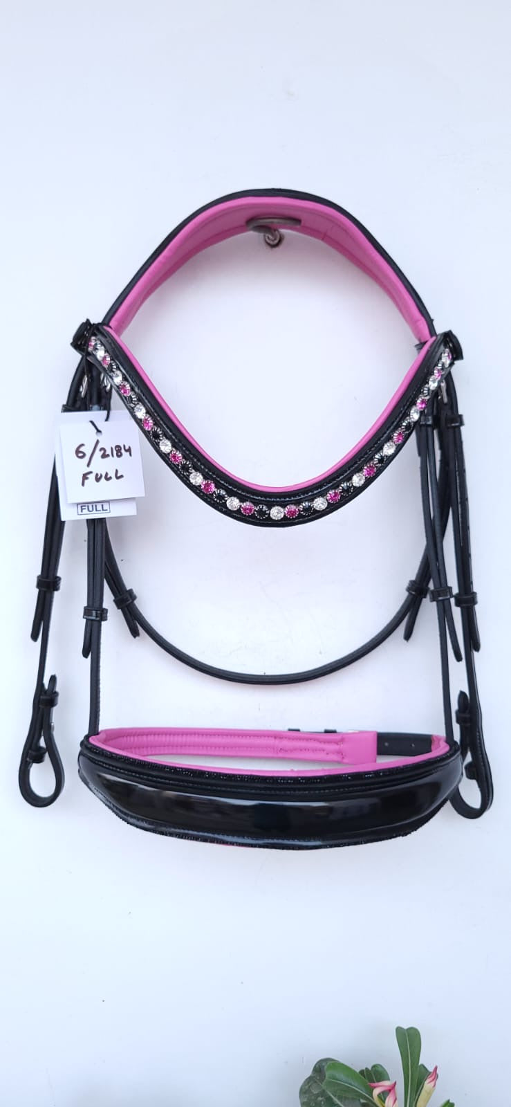 Pretty In Fuchsia Rolled Bridle