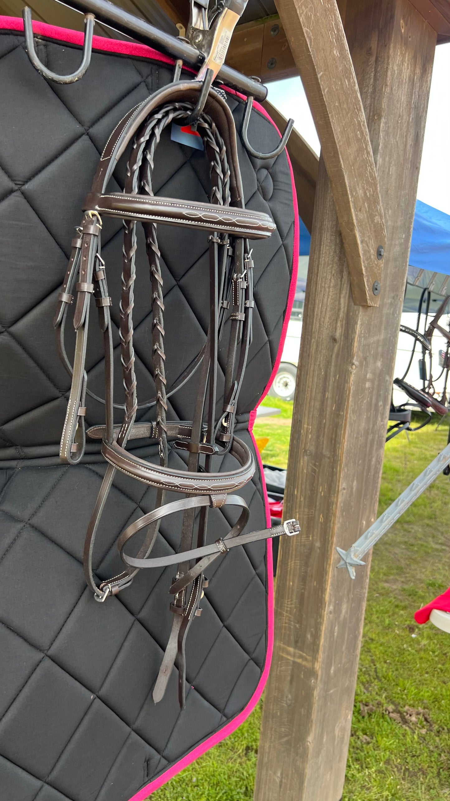 CLEARANCE Fancy Stitch Flash Bridle & Laced Reins