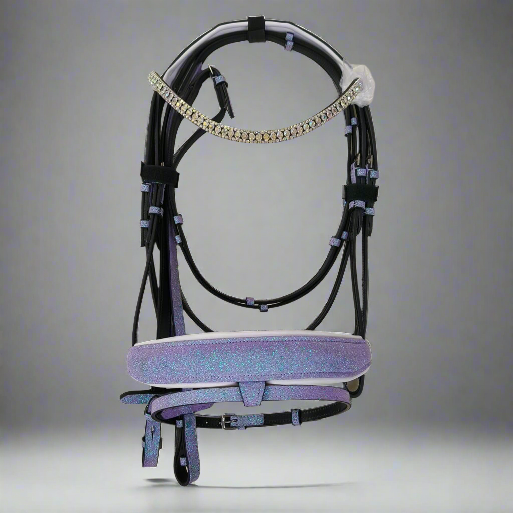 CLEARANCE Lavender Glitter Bridle